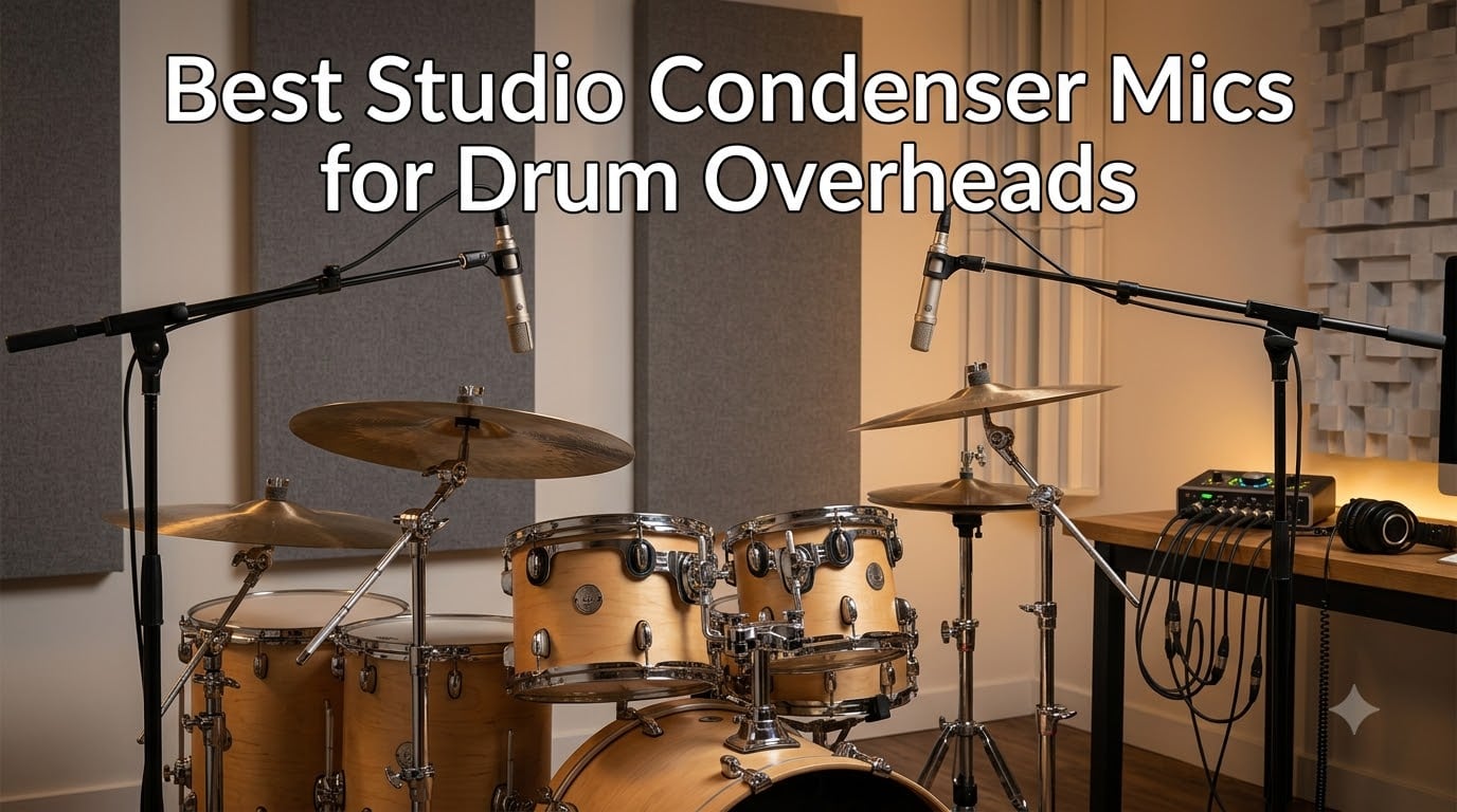 Best Studio Condenser Mics for Drum Overheads