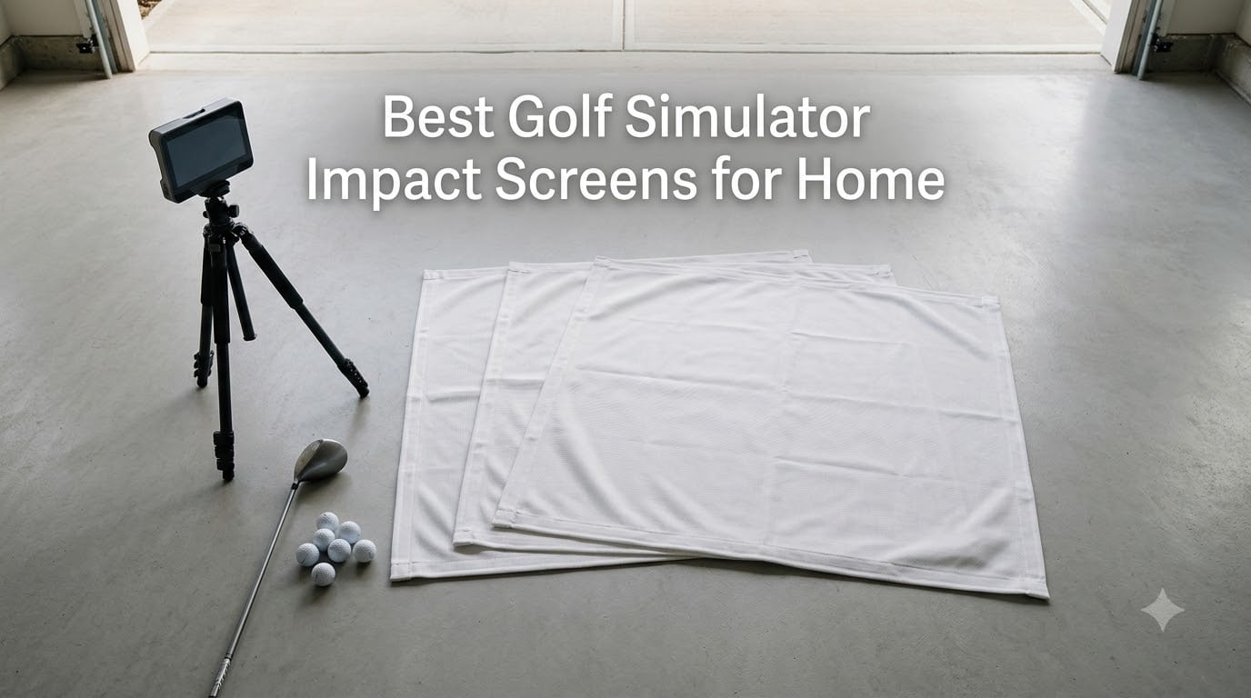 Best Golf Simulator Impact Screens for Home