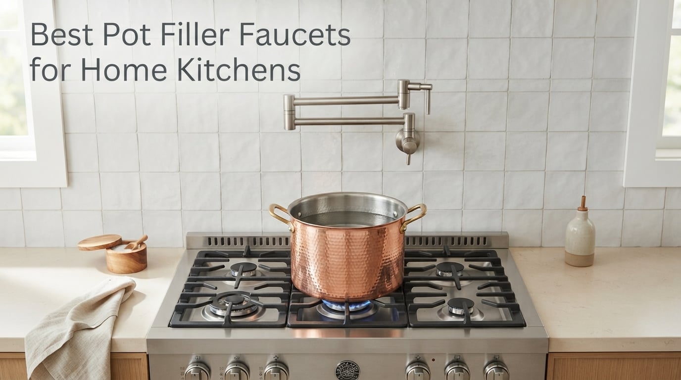 Best Pot Filler Faucets for Home Kitchens