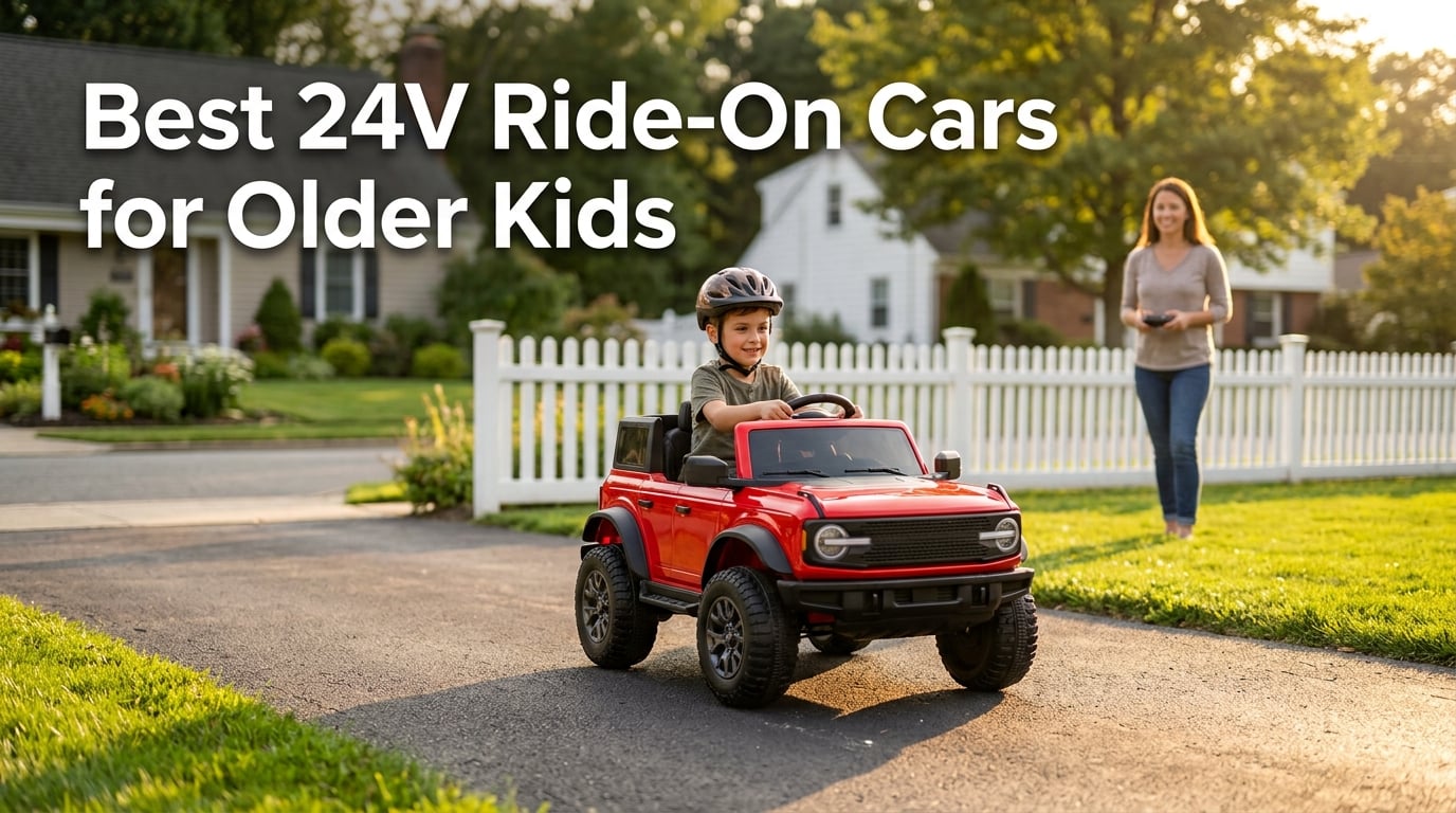 Best 24V Ride-On Cars for Older Kids