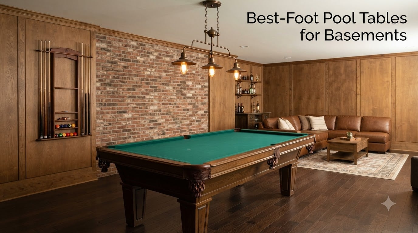 Best 8-Foot Pool Tables for Basements