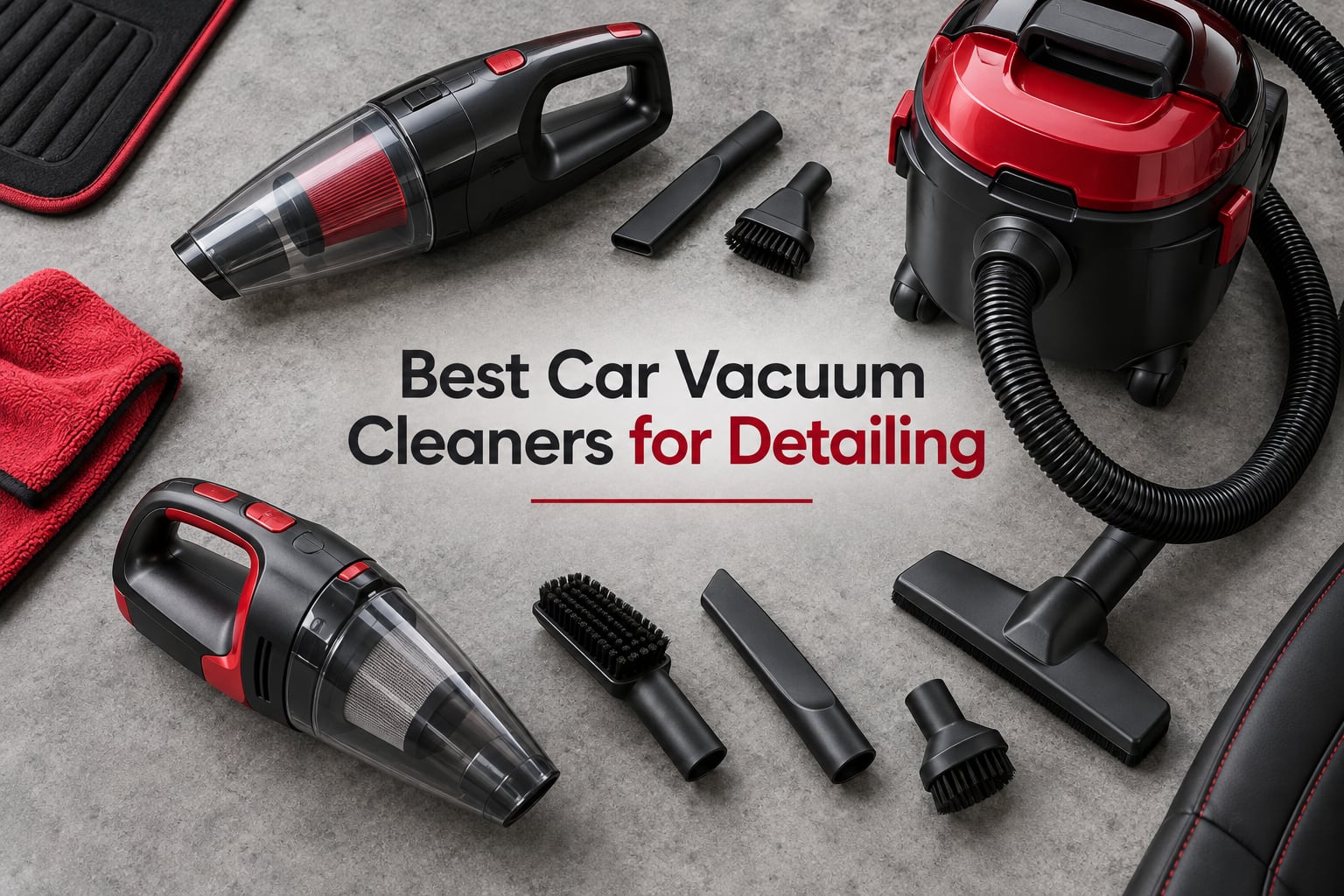 Best Car Vacuum Cleaners for Detailing