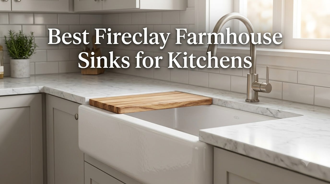 Best Fireclay Farmhouse Sinks for Kitchens