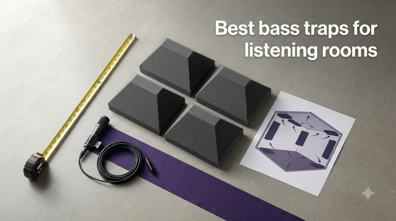 Best bass traps for listening rooms