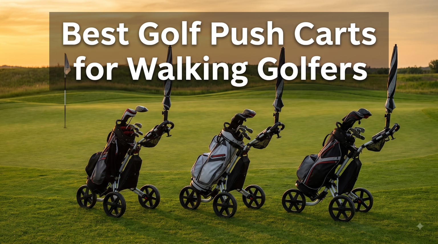 Best Golf Push Carts for Walking Golfers