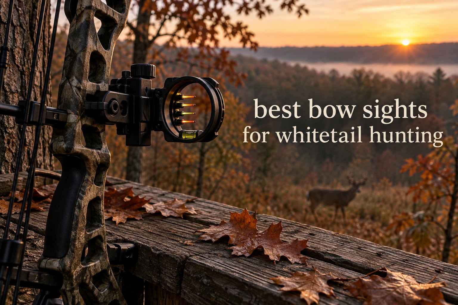 best bow sights for whitetail hunting
