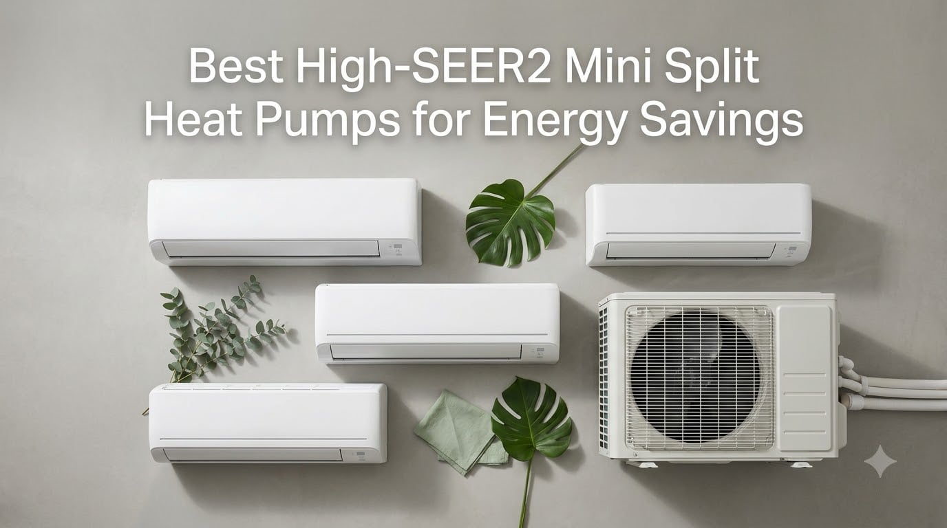 Best High-SEER2 Mini Split Heat Pumps for Energy Savings