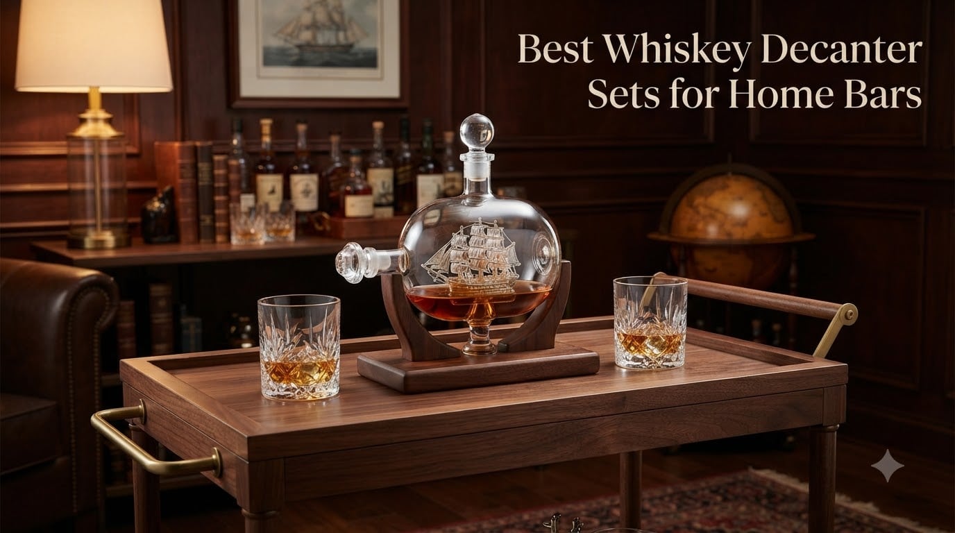 Best Whiskey Decanter Sets for Home Bars