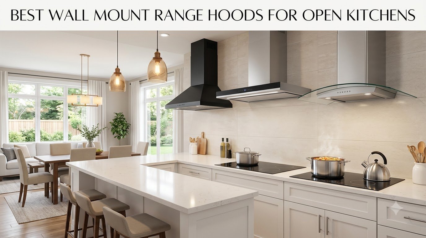 Best Wall Mount Range Hoods for Open Kitchens
