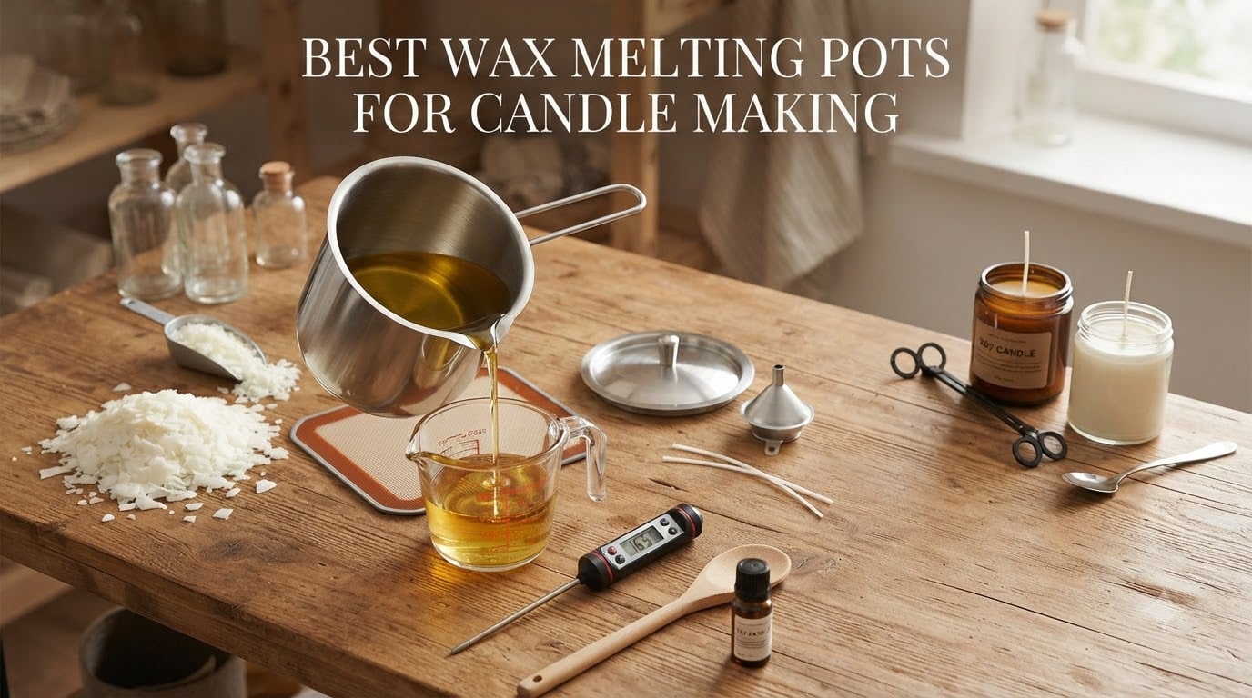 Best Wax Melting Pots for Candle Making