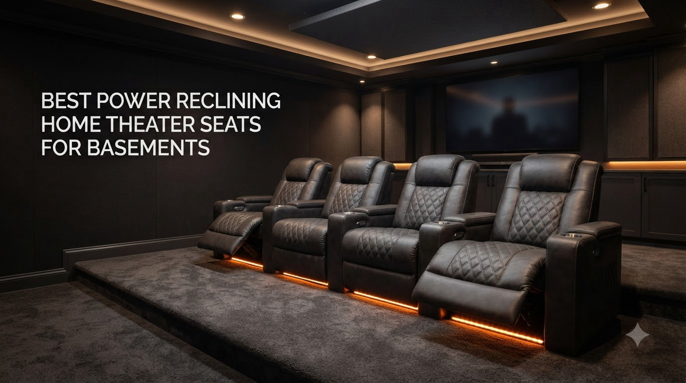 Best power reclining home theater seats for basements