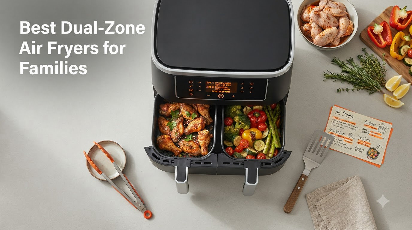 Best Dual-Zone Air Fryers for Families