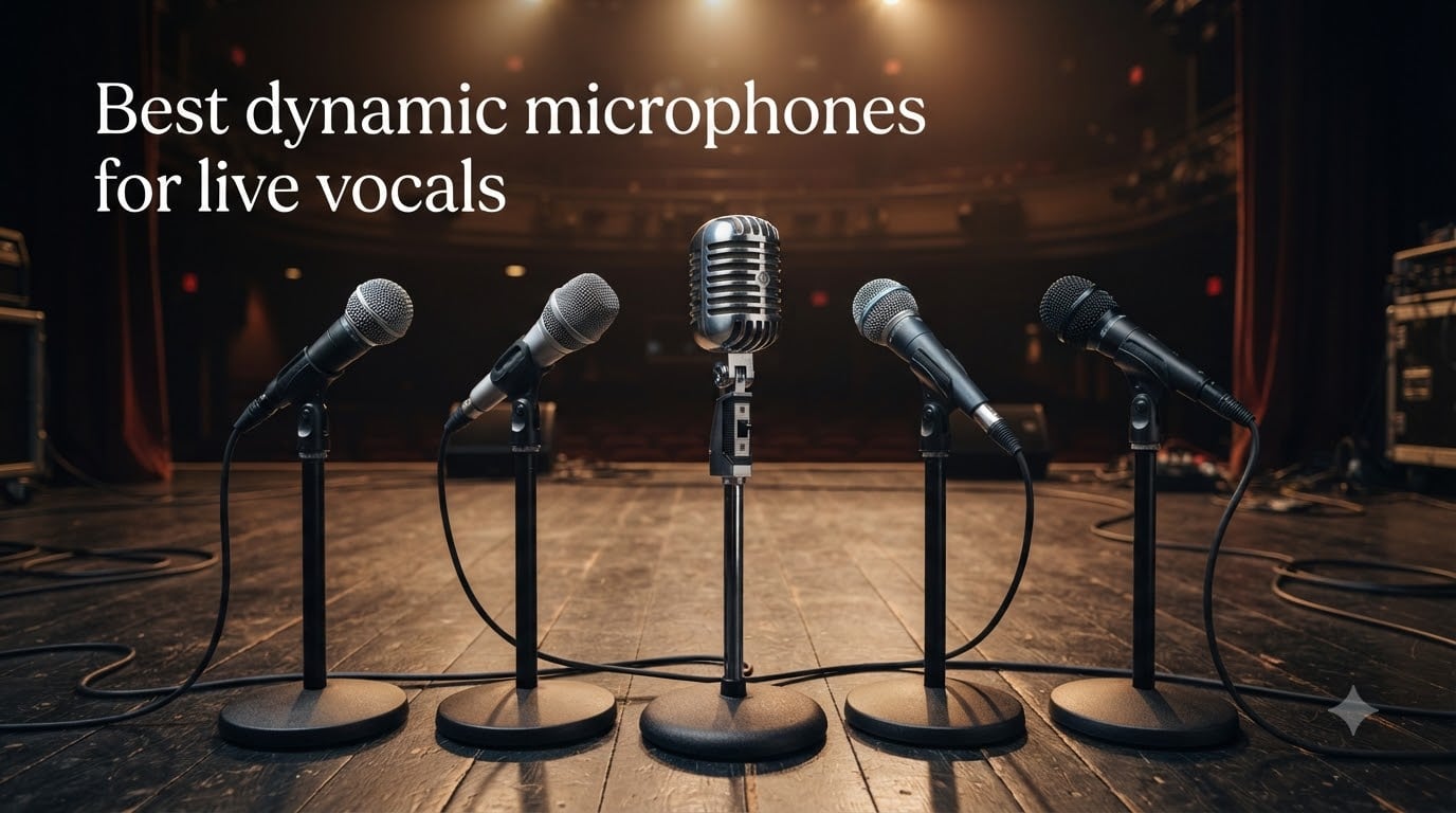 Best dynamic microphones for live vocals