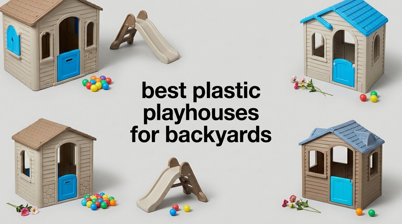 best plastic playhouses for backyards