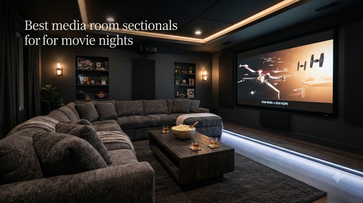 Best media room sectionals for movie nights