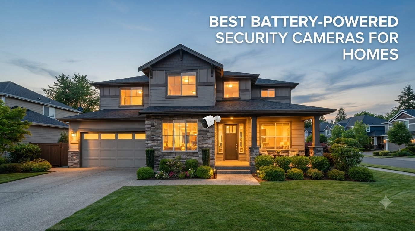 Best Battery-Powered Security Cameras for Homes