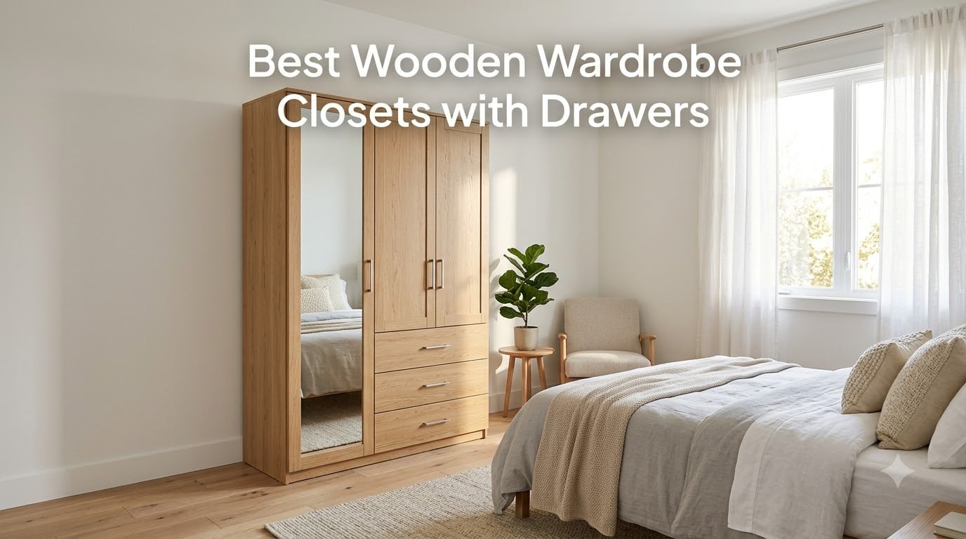 Best Wooden Wardrobe Closets with Drawers