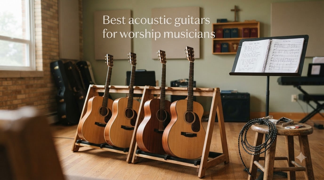 Best acoustic guitars for worship musicians