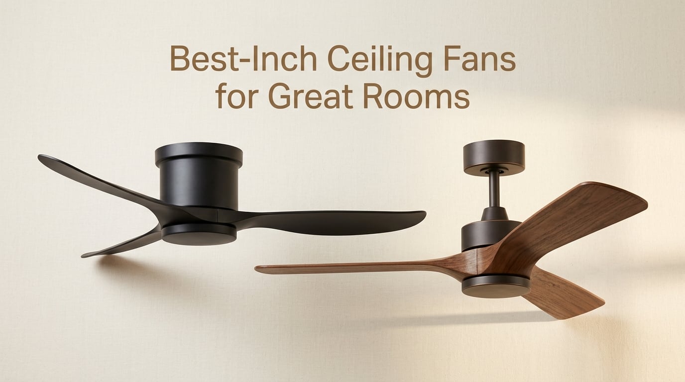 Best 60-Inch Ceiling Fans for Great Rooms