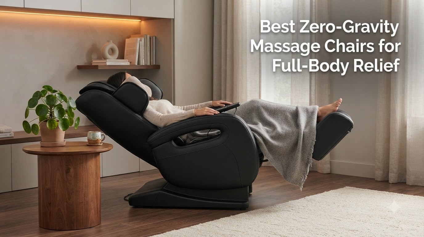 Best Zero-Gravity Massage Chairs for Full-Body Relief