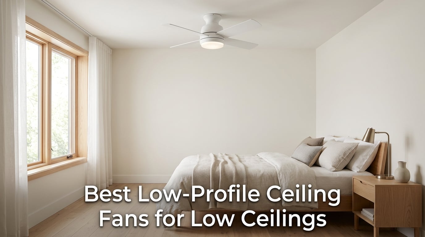 Best Low-Profile Ceiling Fans for Low Ceilings