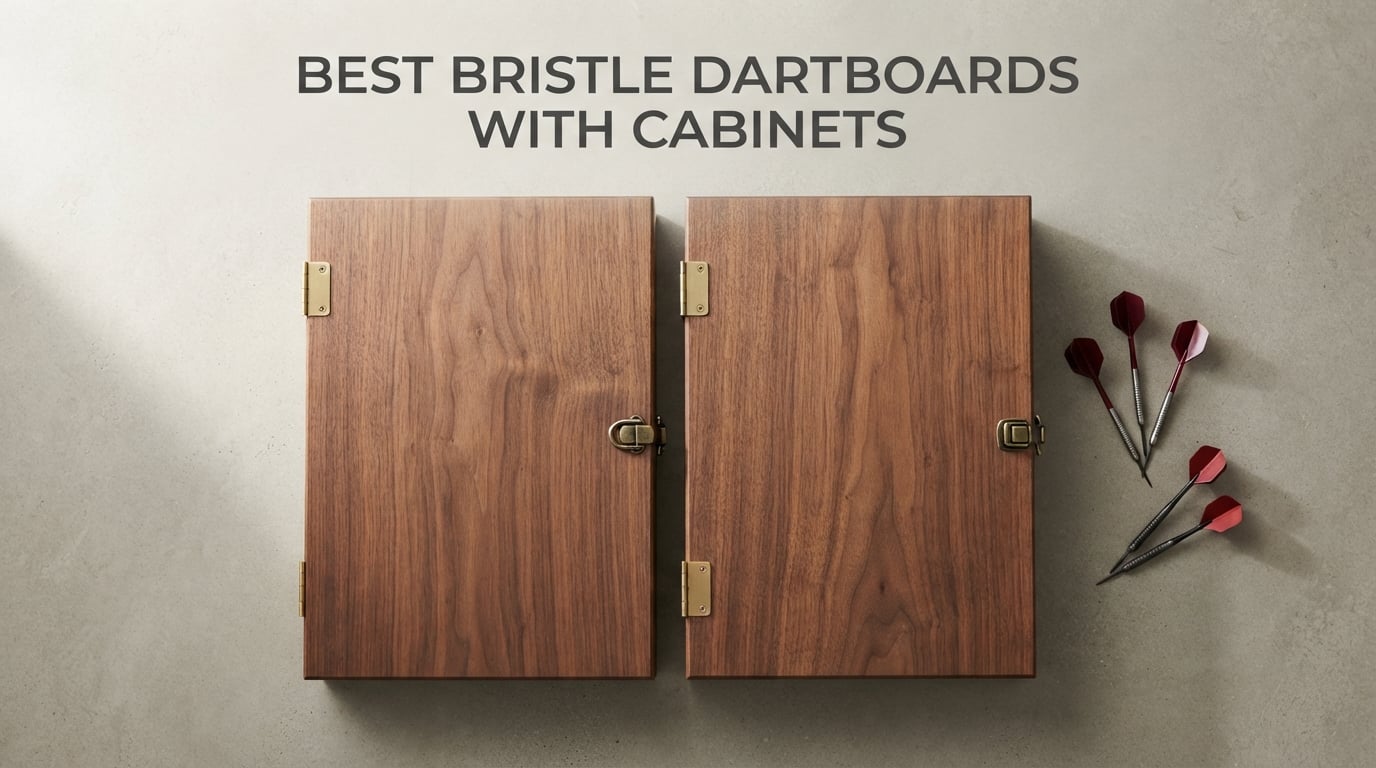 Best Bristle Dartboards with Cabinets