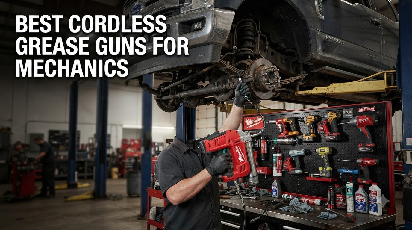 Best Cordless Grease Guns for Mechanics