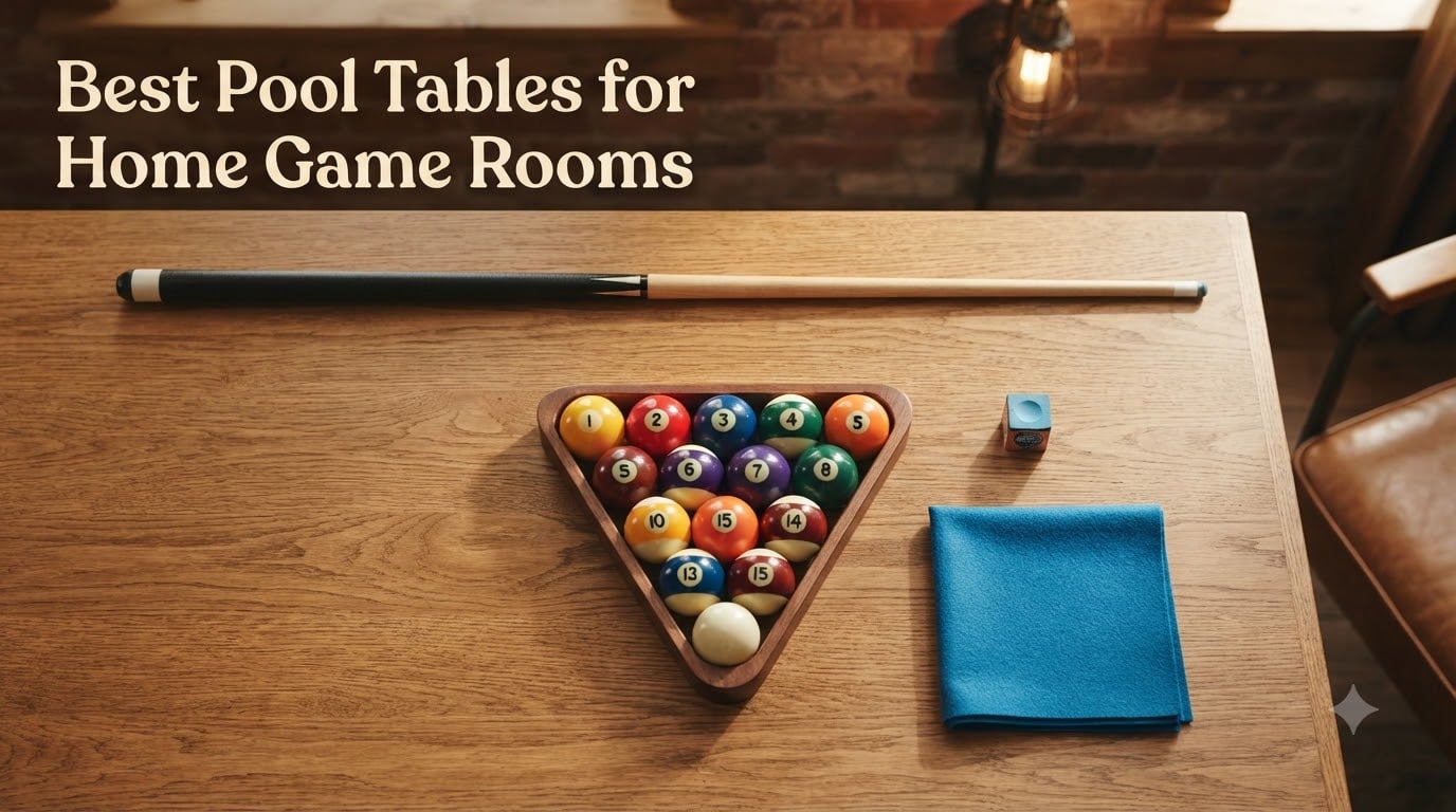 Best Pool Tables for Home Game Rooms
