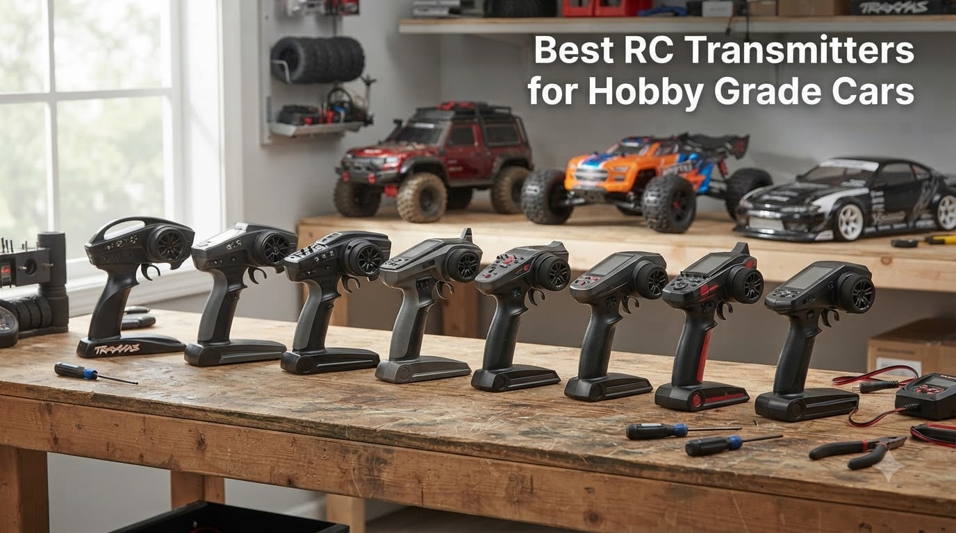 Best RC Transmitters for Hobby Grade Cars