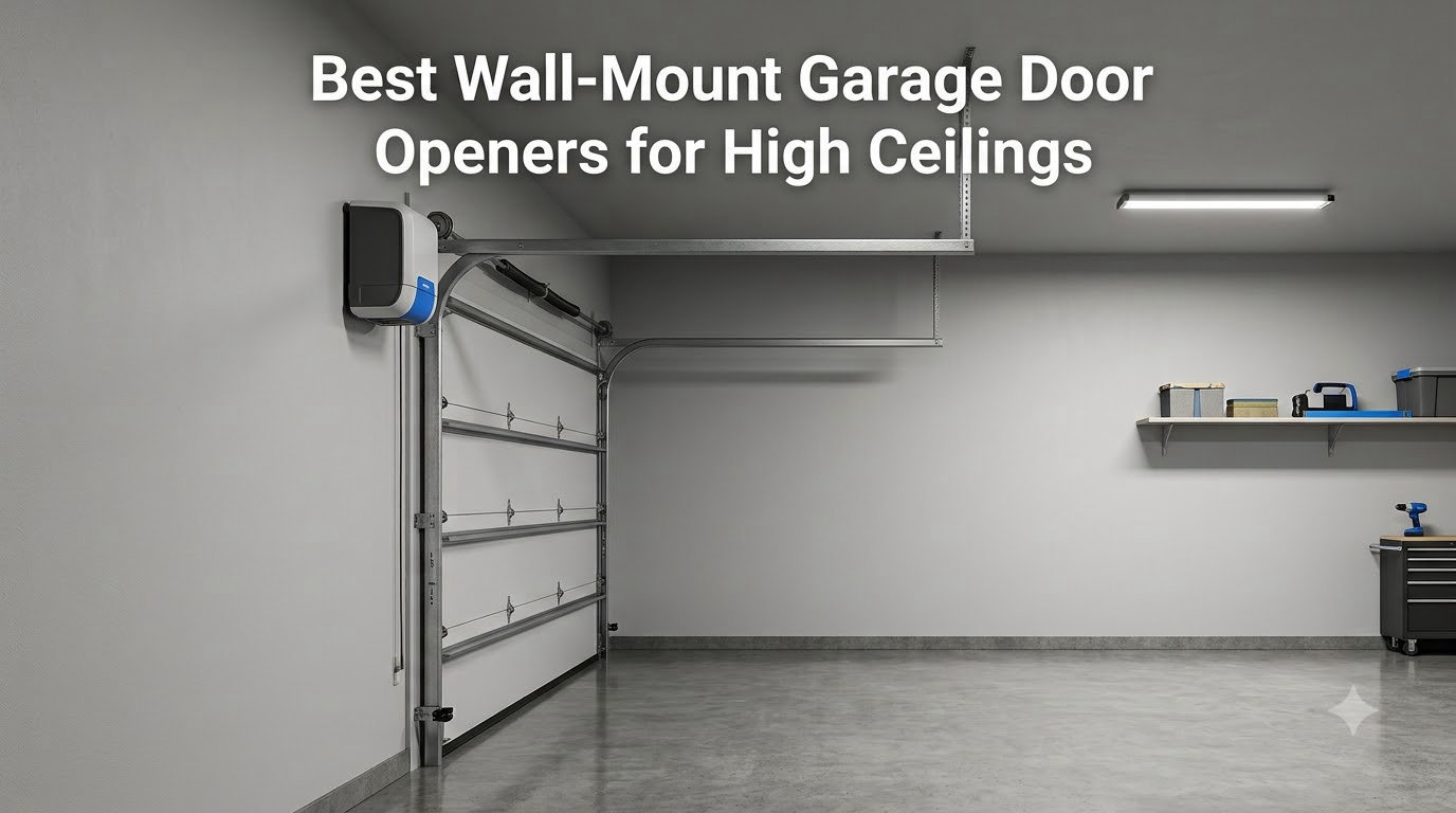 Best Wall-Mount Garage Door Openers for High Ceilings