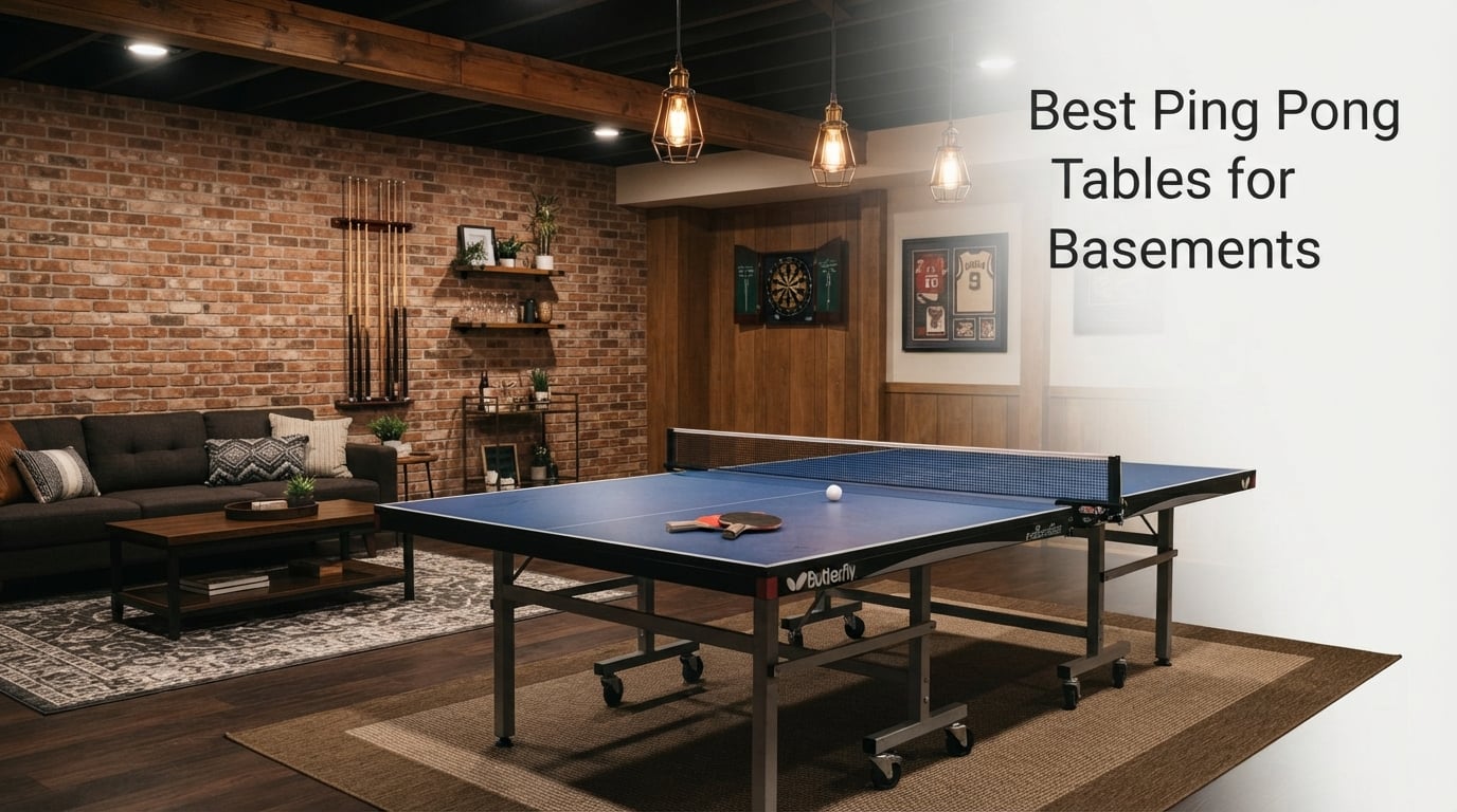 Best Ping Pong Tables for Basements