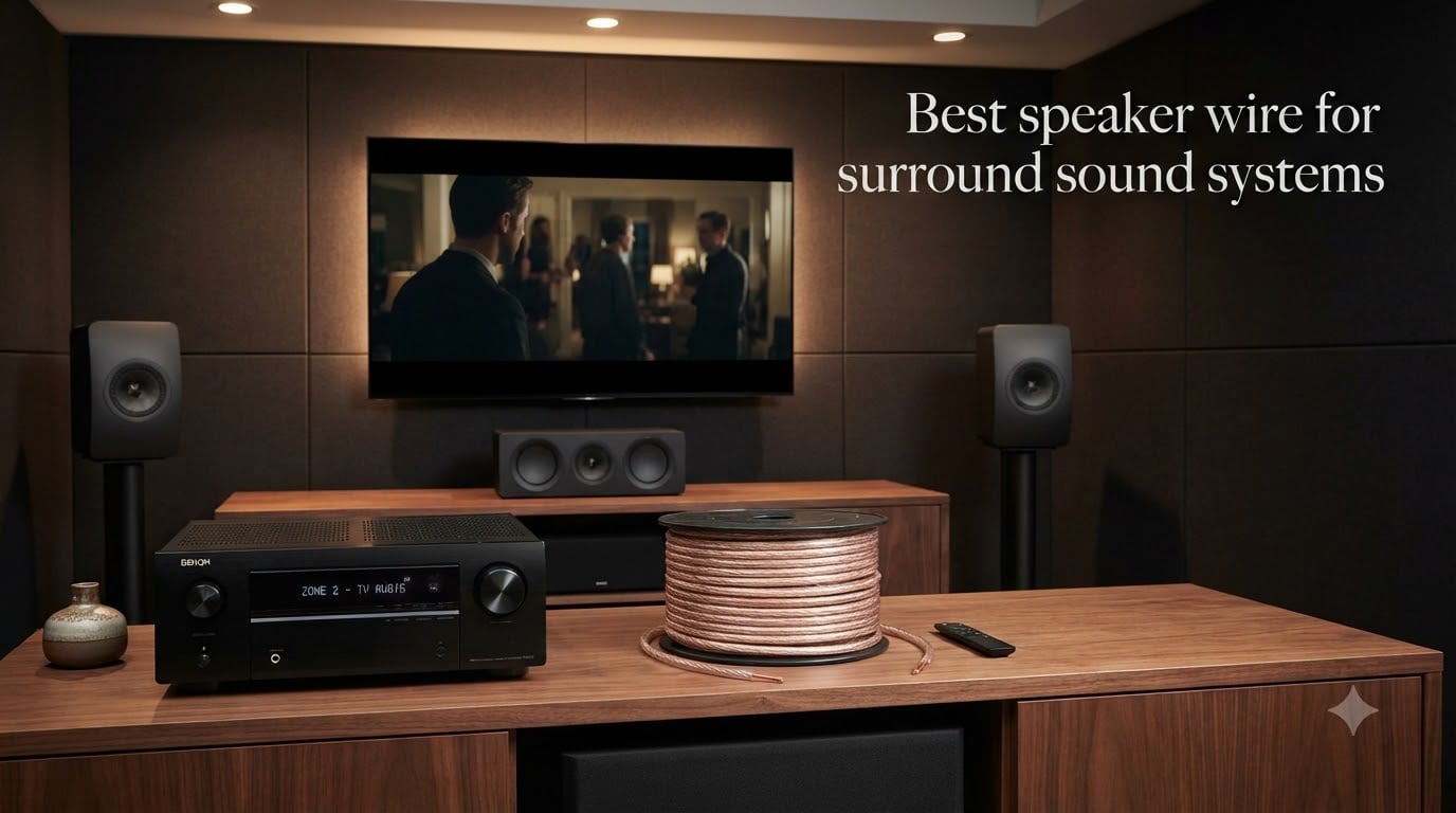 Best speaker wire for surround sound systems