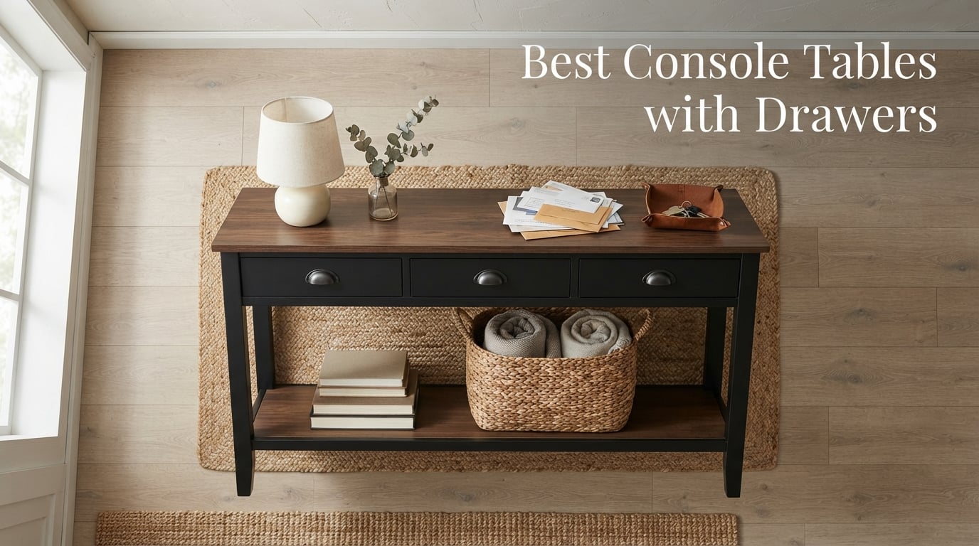 Best Console Tables with Drawers