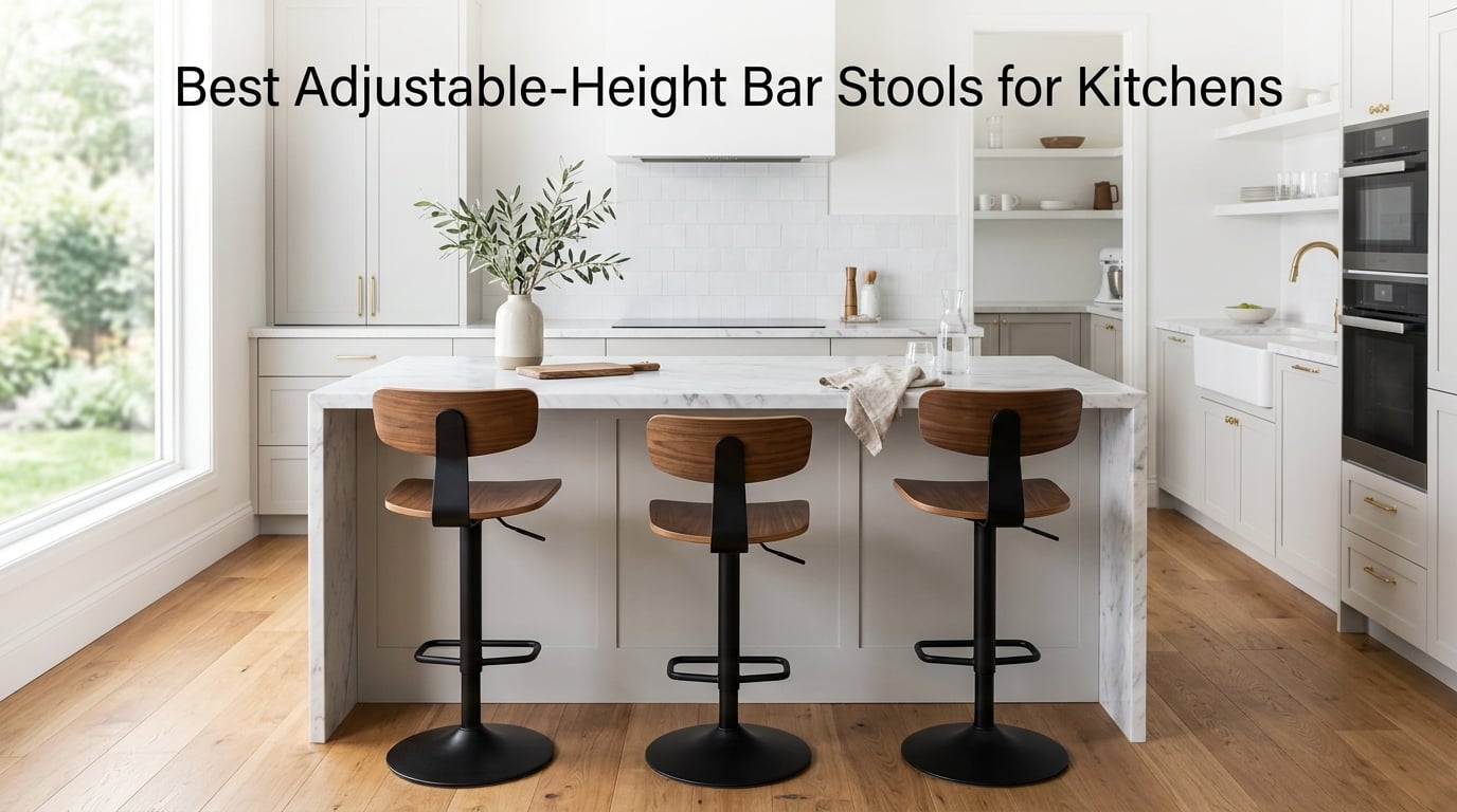 Best Adjustable-Height Bar Stools for Kitchens