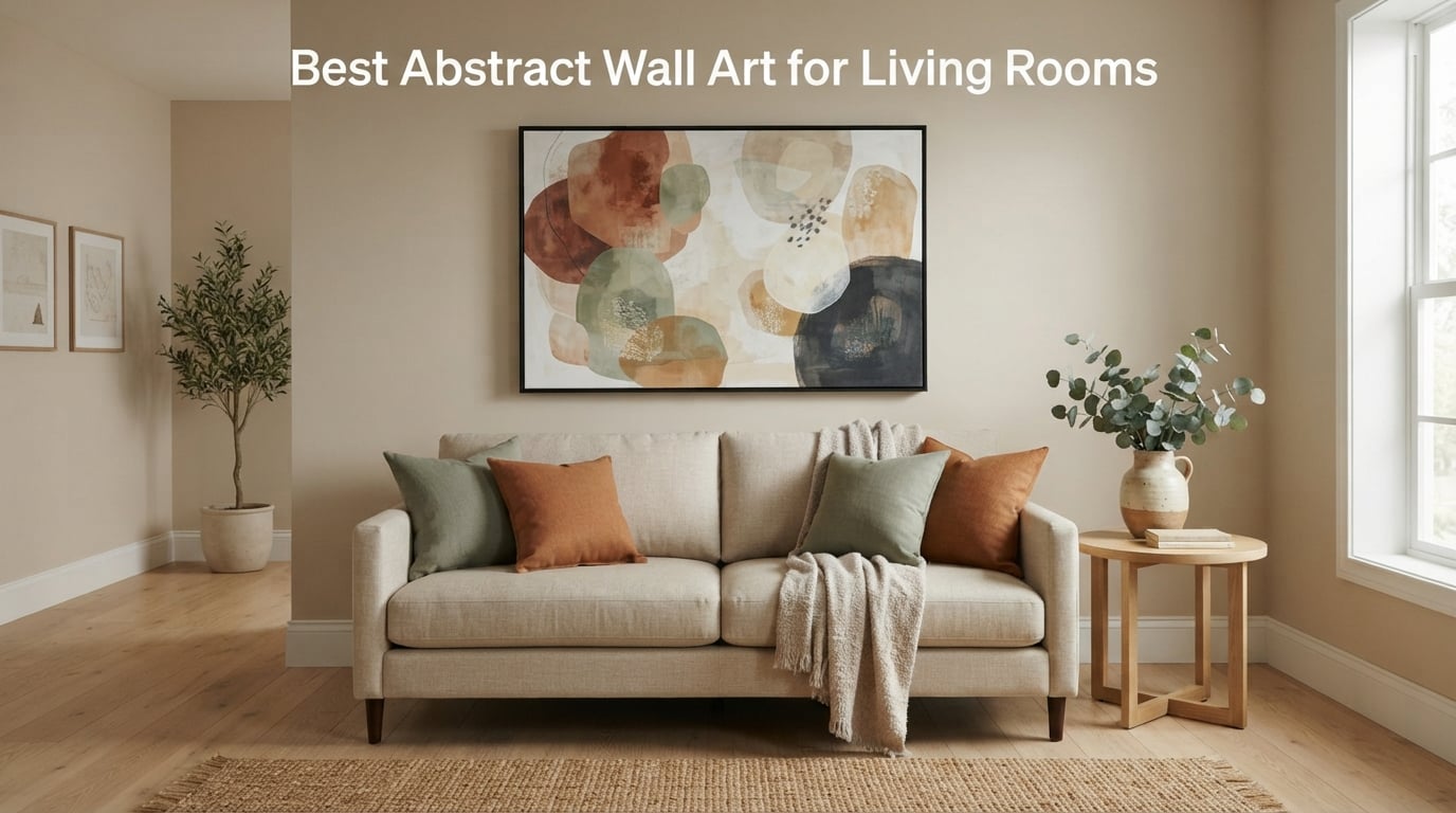 Best Abstract Wall Art for Living Rooms