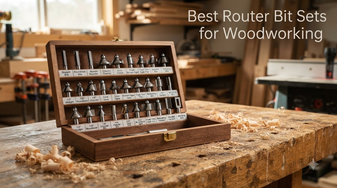 Best Router Bit Sets for Woodworking