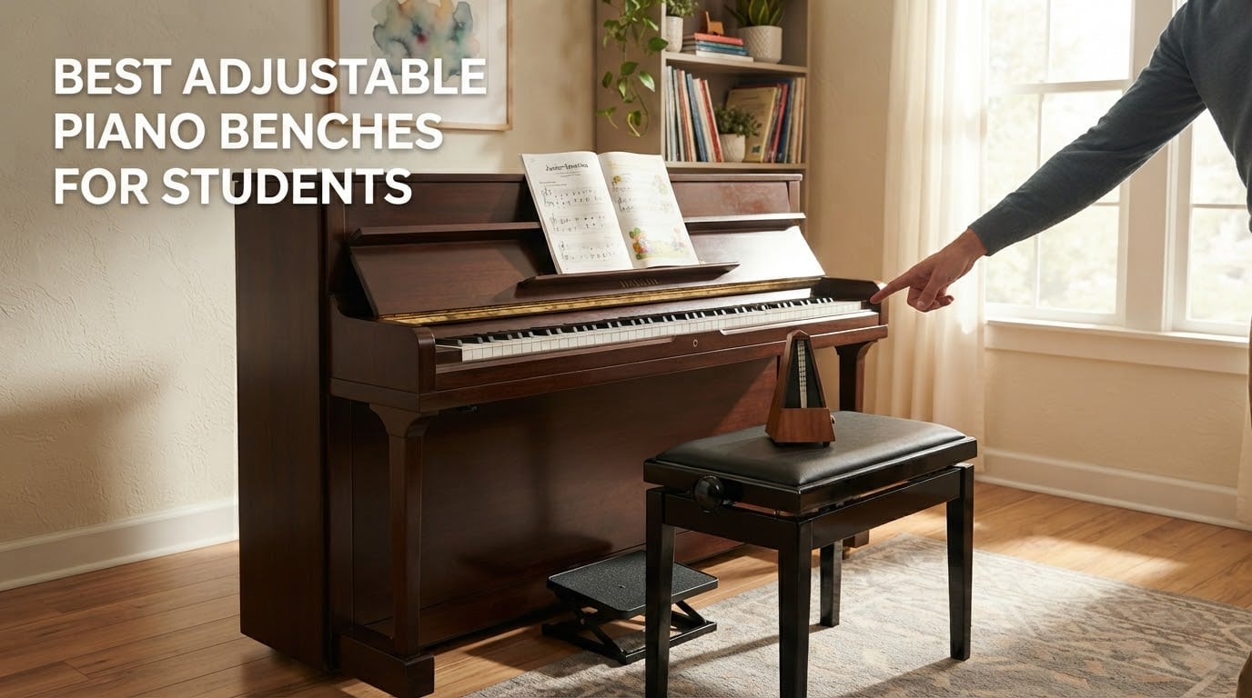 best adjustable piano benches for students