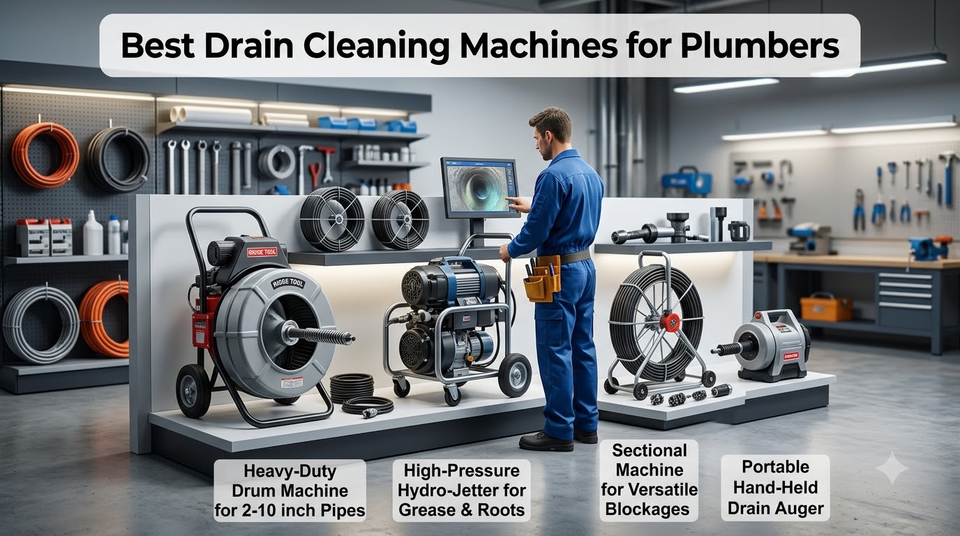 Best Drain Cleaning Machines for Plumbers