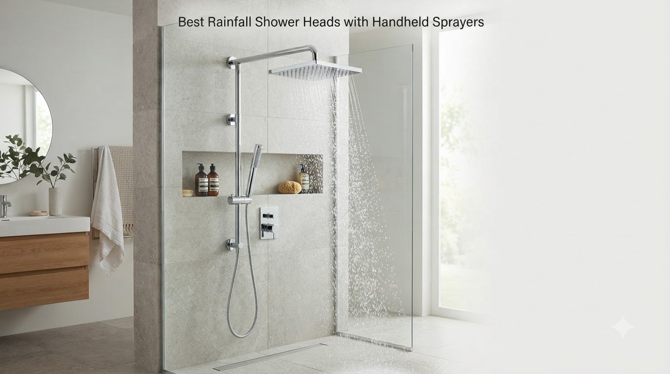 Best Rainfall Shower Heads with Handheld Sprayers