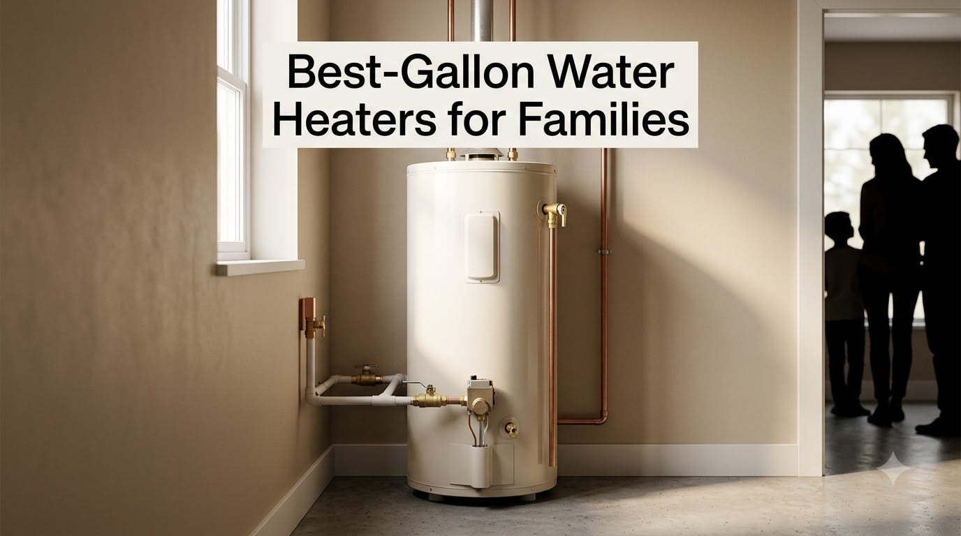 Best 50-Gallon Water Heaters for Families