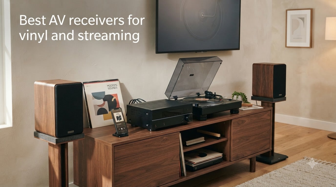 Best AV receivers for vinyl and streaming