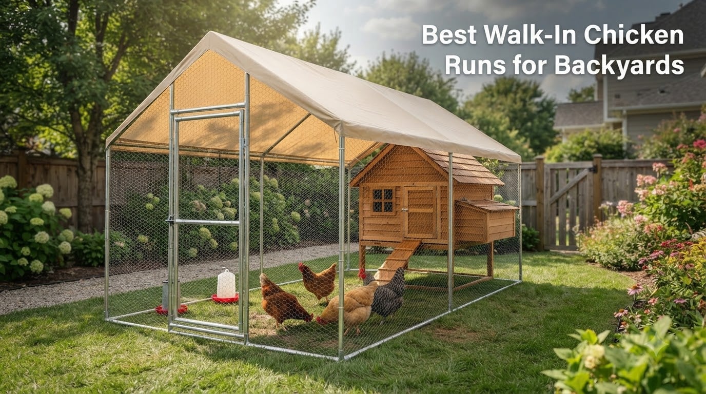 Best Walk-In Chicken Runs for Backyards