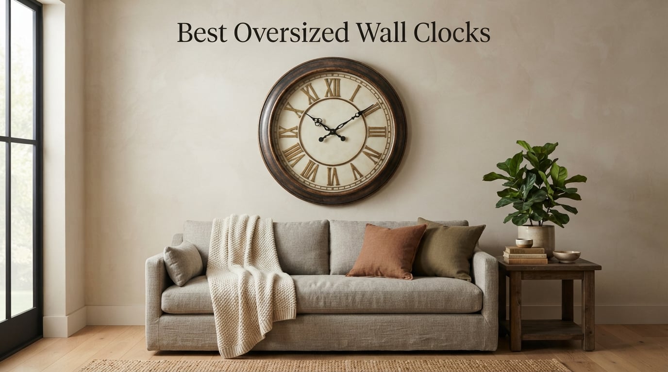 Best Oversized Wall Clocks