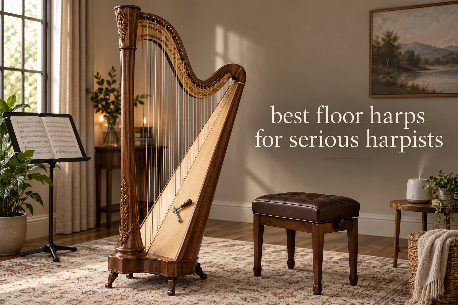 best floor harps for serious harpists