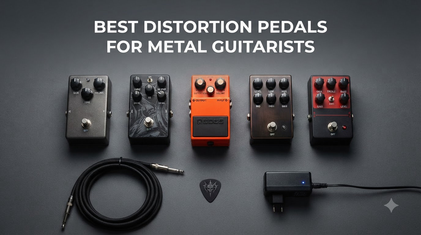 Best Distortion Pedals for Metal Guitarists