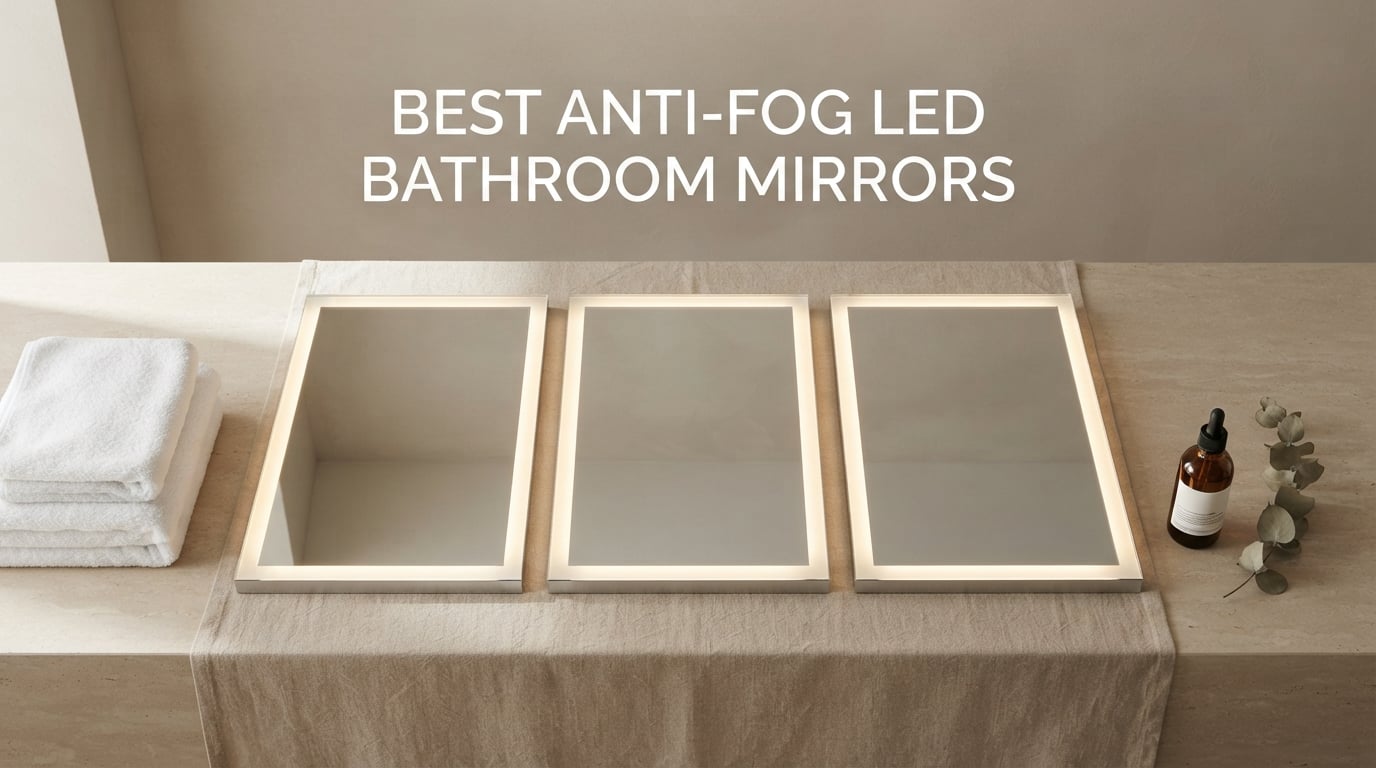 Best Anti-Fog LED Bathroom Mirrors