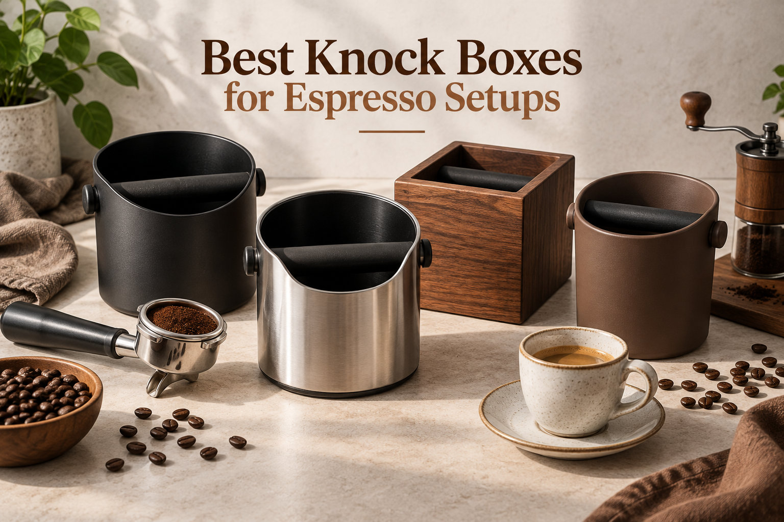 Best Knock Boxes for Espresso Setups