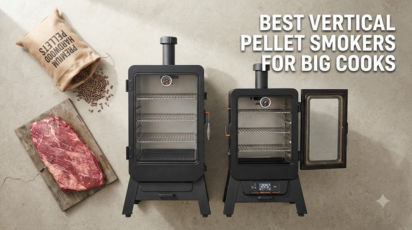 Best Vertical Pellet Smokers for Big Cooks