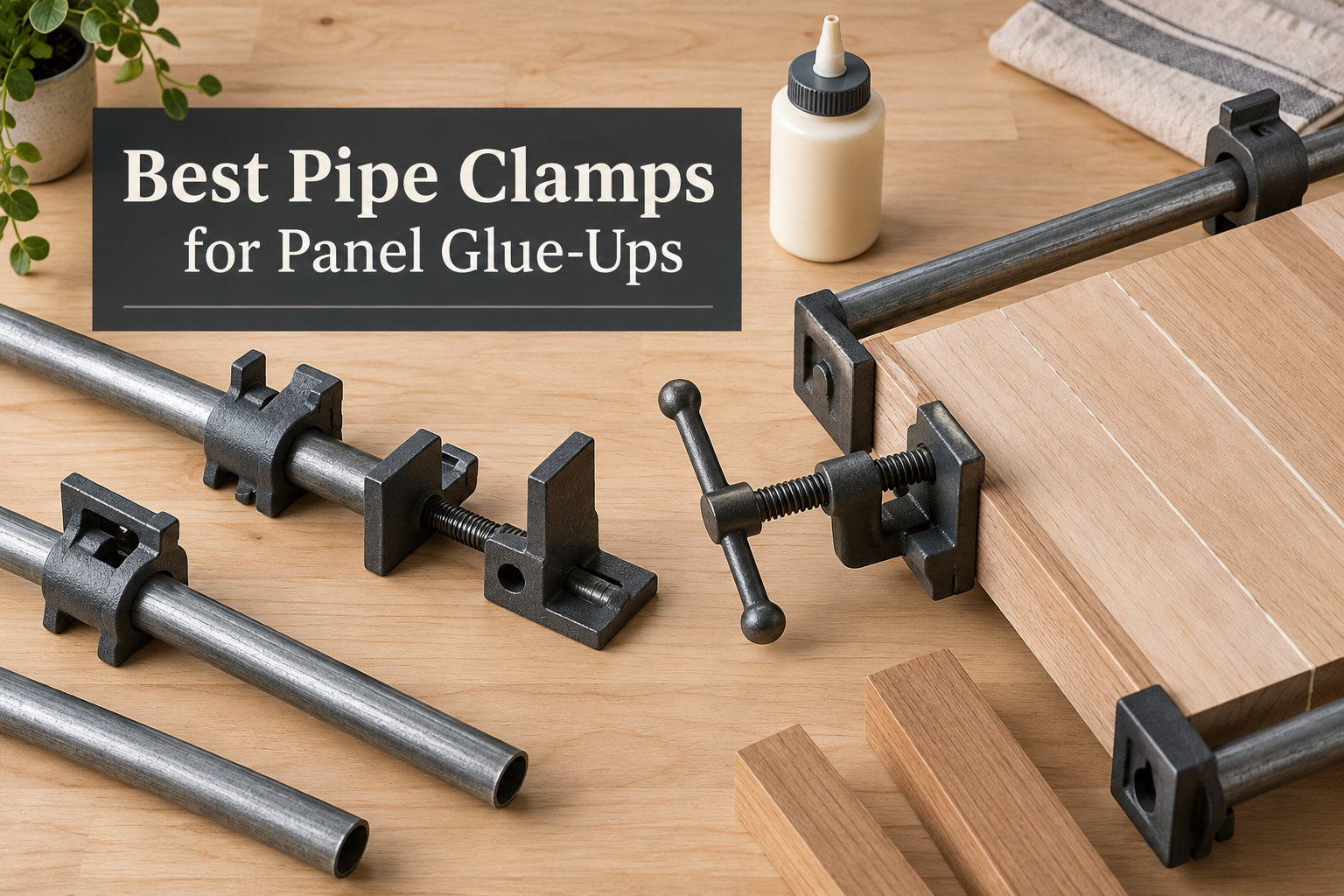 Best Pipe Clamps for Panel Glue-Ups