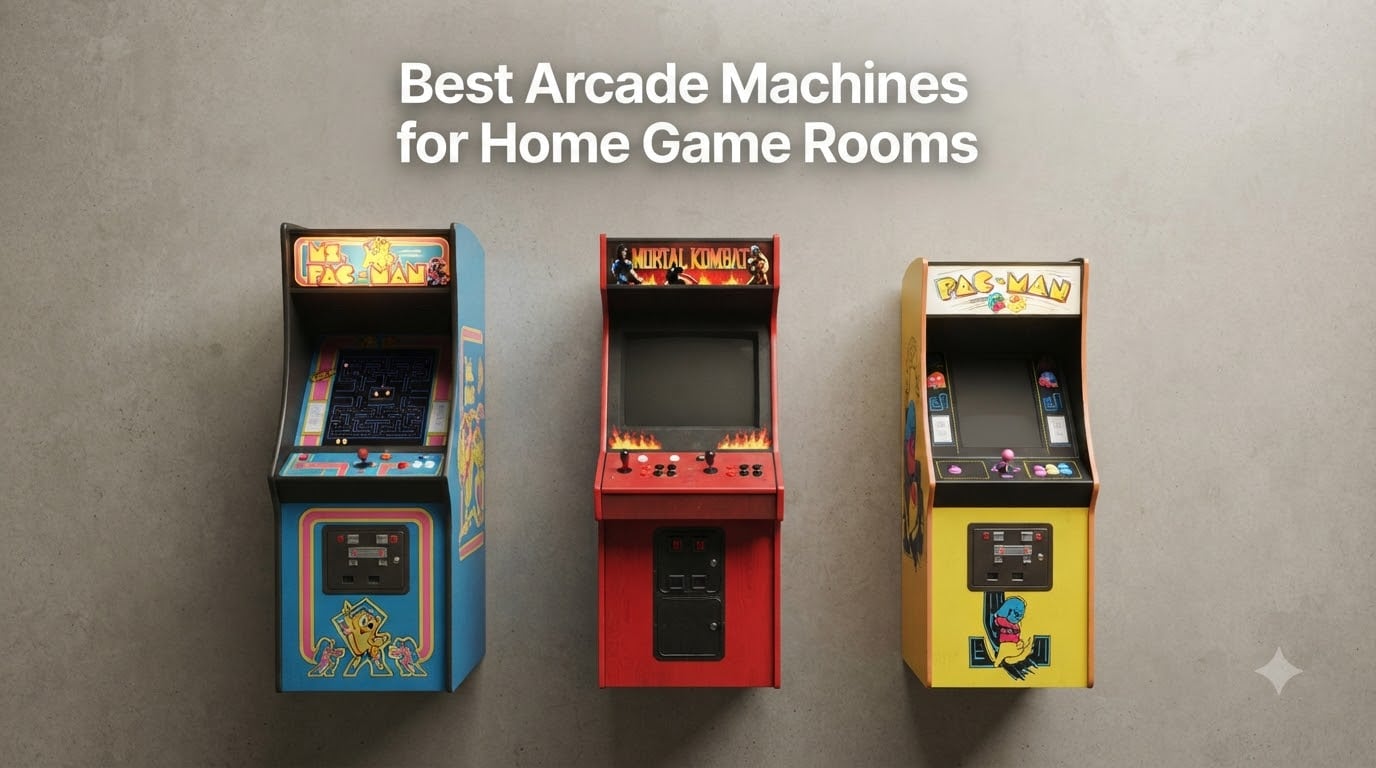 Best Arcade Machines for Home Game Rooms